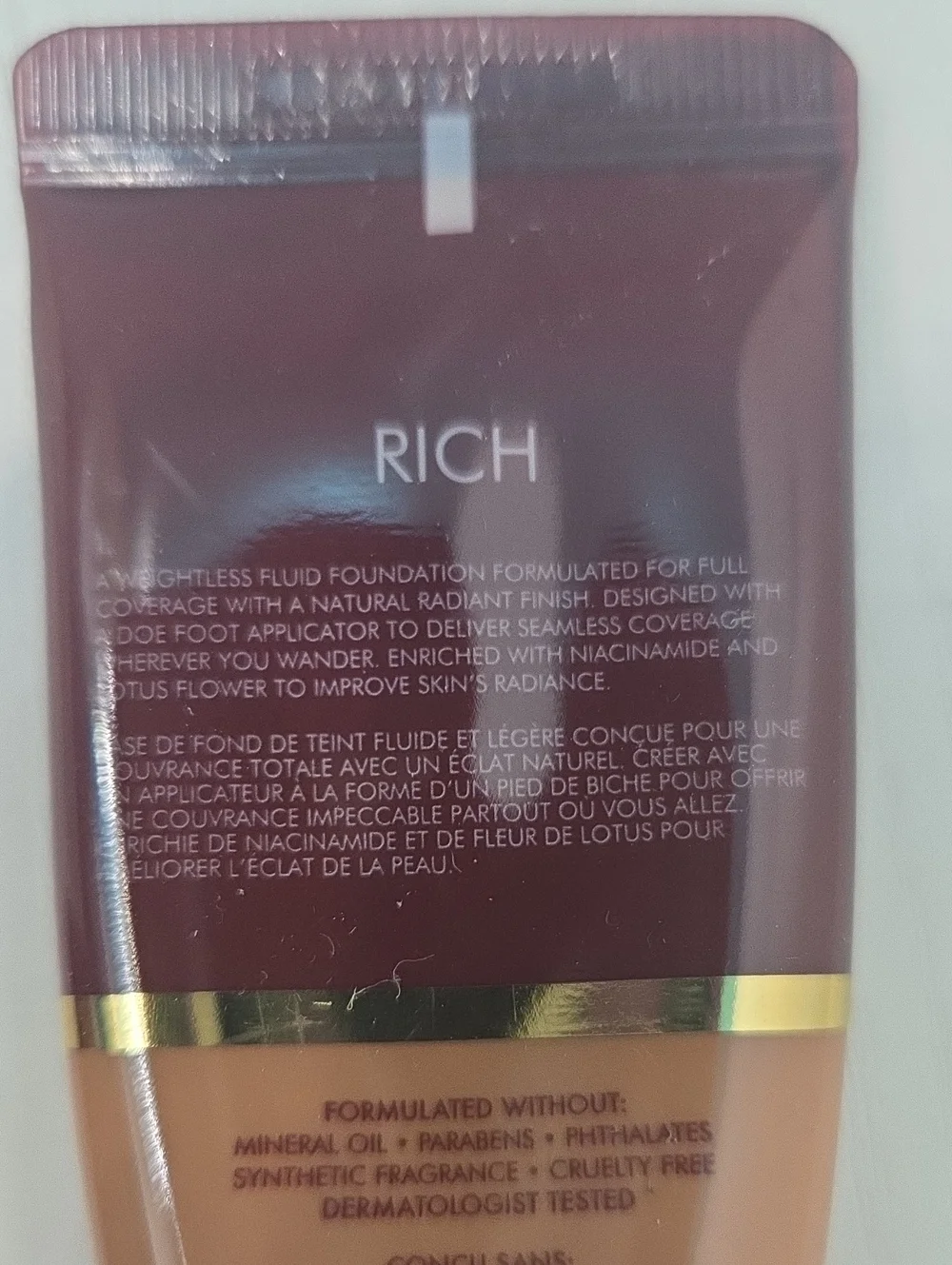 Wander Beauty Nude Illusion Liquid Foundation - Rich